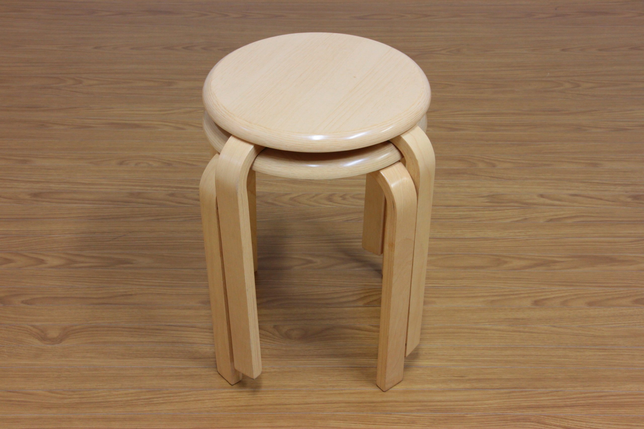 Amazon | 不二貿易 曲木チェア スタッキング ナチュラル 91820 | 不二